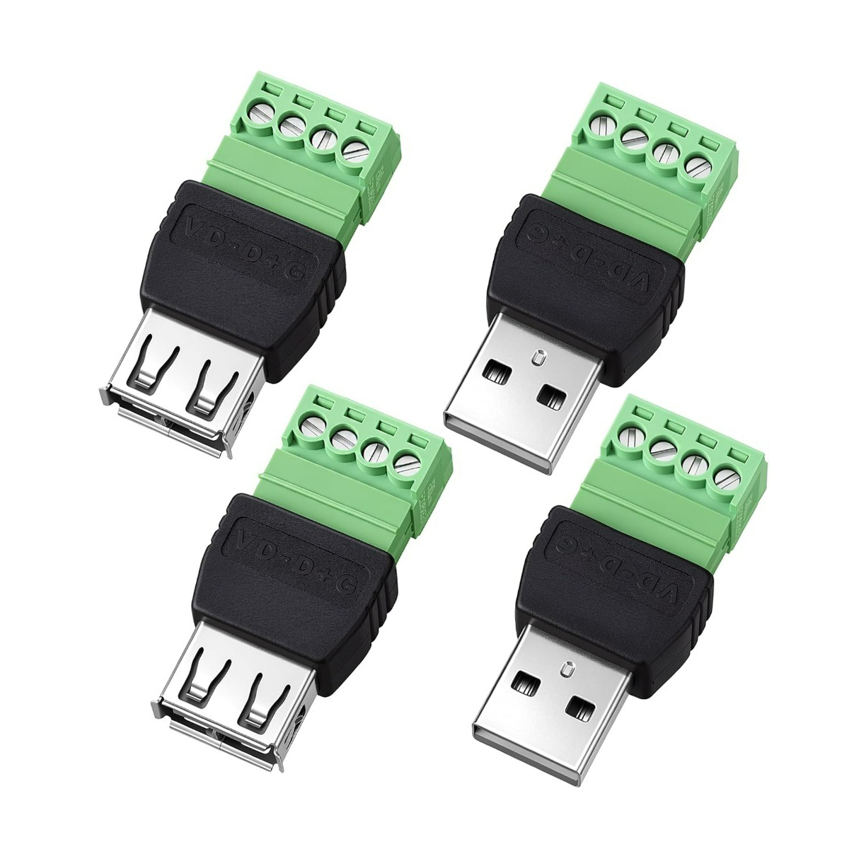 Screw Terminal Block - 4 Pin Screw Terminal Block to