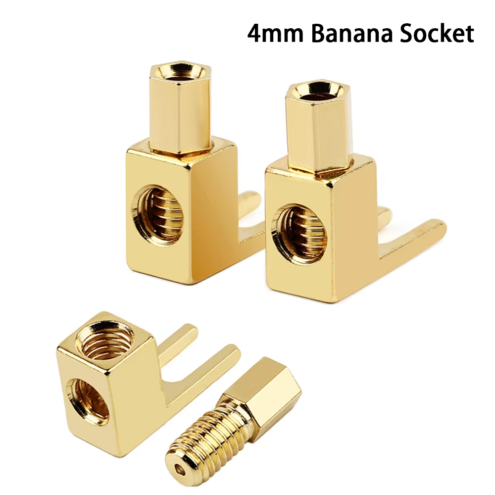 Screw Terminal Block - Gold Plated U Type Spade Connector