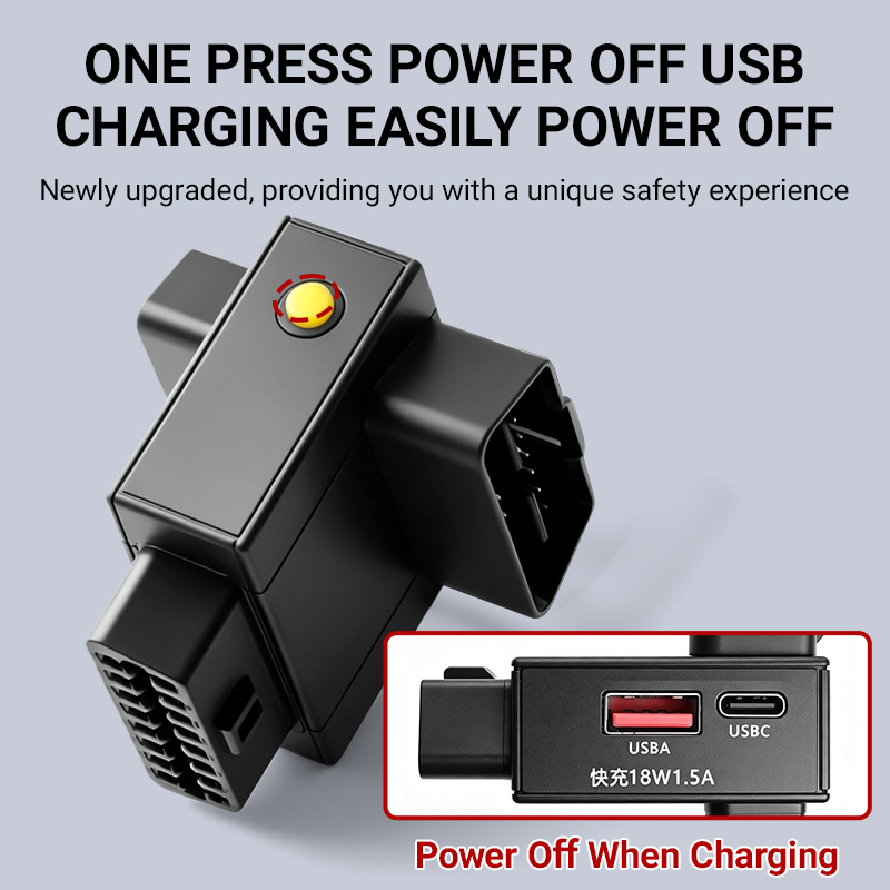 OBD2 Splitter Adapter 1 To 2 w - Usb C Cable 评论和价格