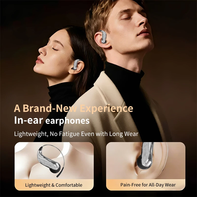 Open Ear Clip Wireless Earbuds - Usb C Cable 评论和价格