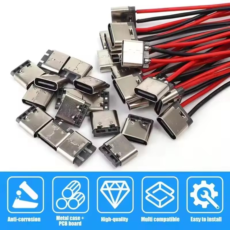 Bare Board Type-C Female Chass - Usb C Cable 评论和价格