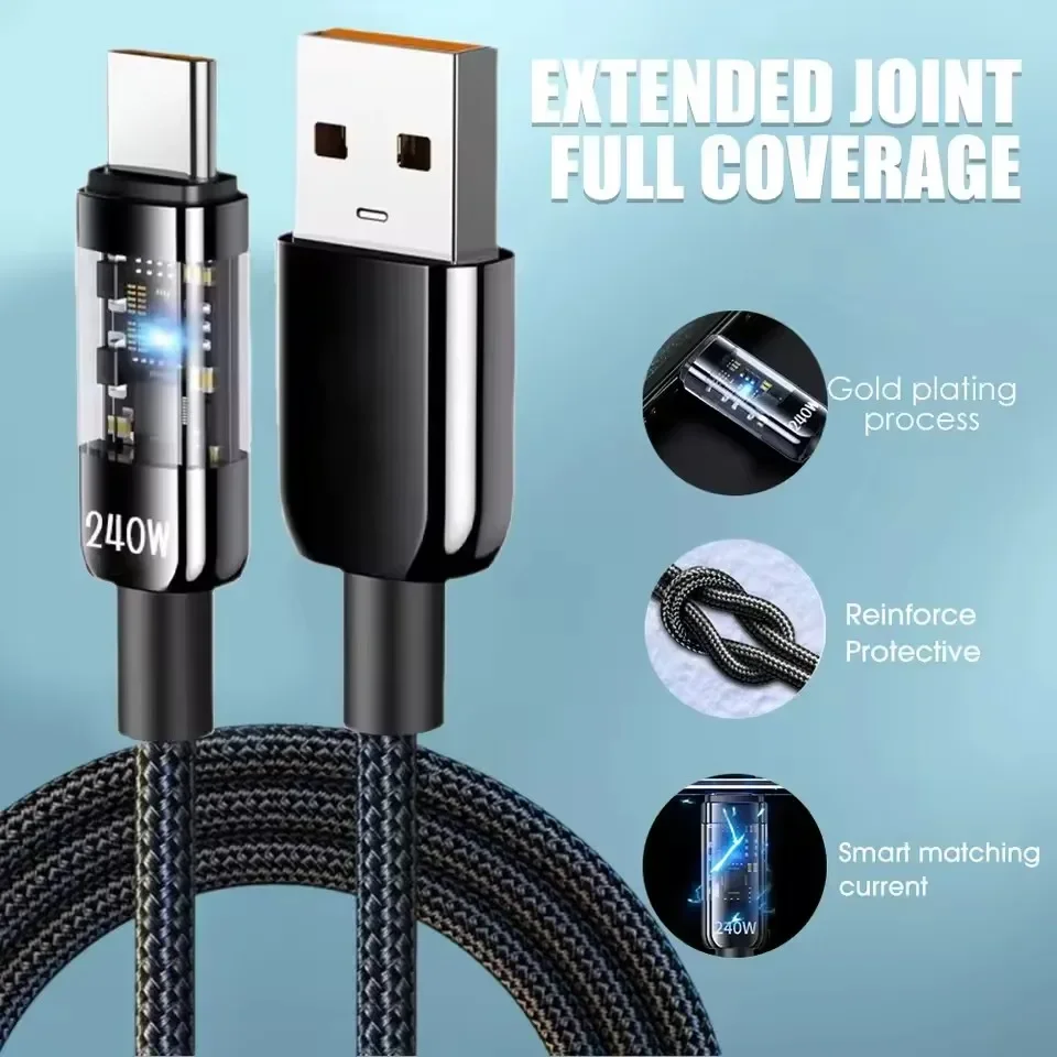 240W Dual Charging Line Type-C - Usb C Cable 评论和价格