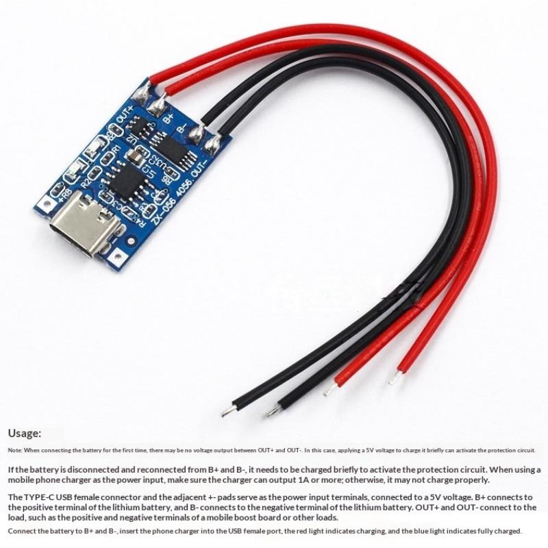 2PCS 18650 TP4056 Lithium Batt - Tp4056 Module 评论和价格